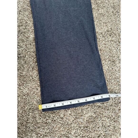 Eileen Fisher Tencel Ribbed Wide Leg Pull On Pants Size M Blue Lounge Stretch - Picture 11 of 16